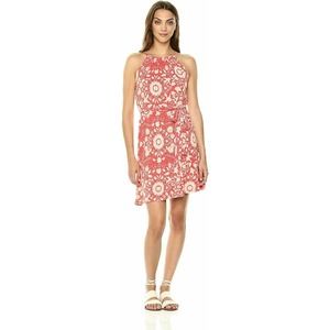 Lucky Brand Women's Knit Self Tie Dress Stretch
